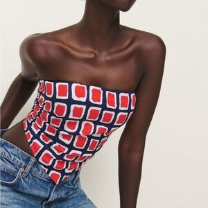 Reformation Dillon Linen Top